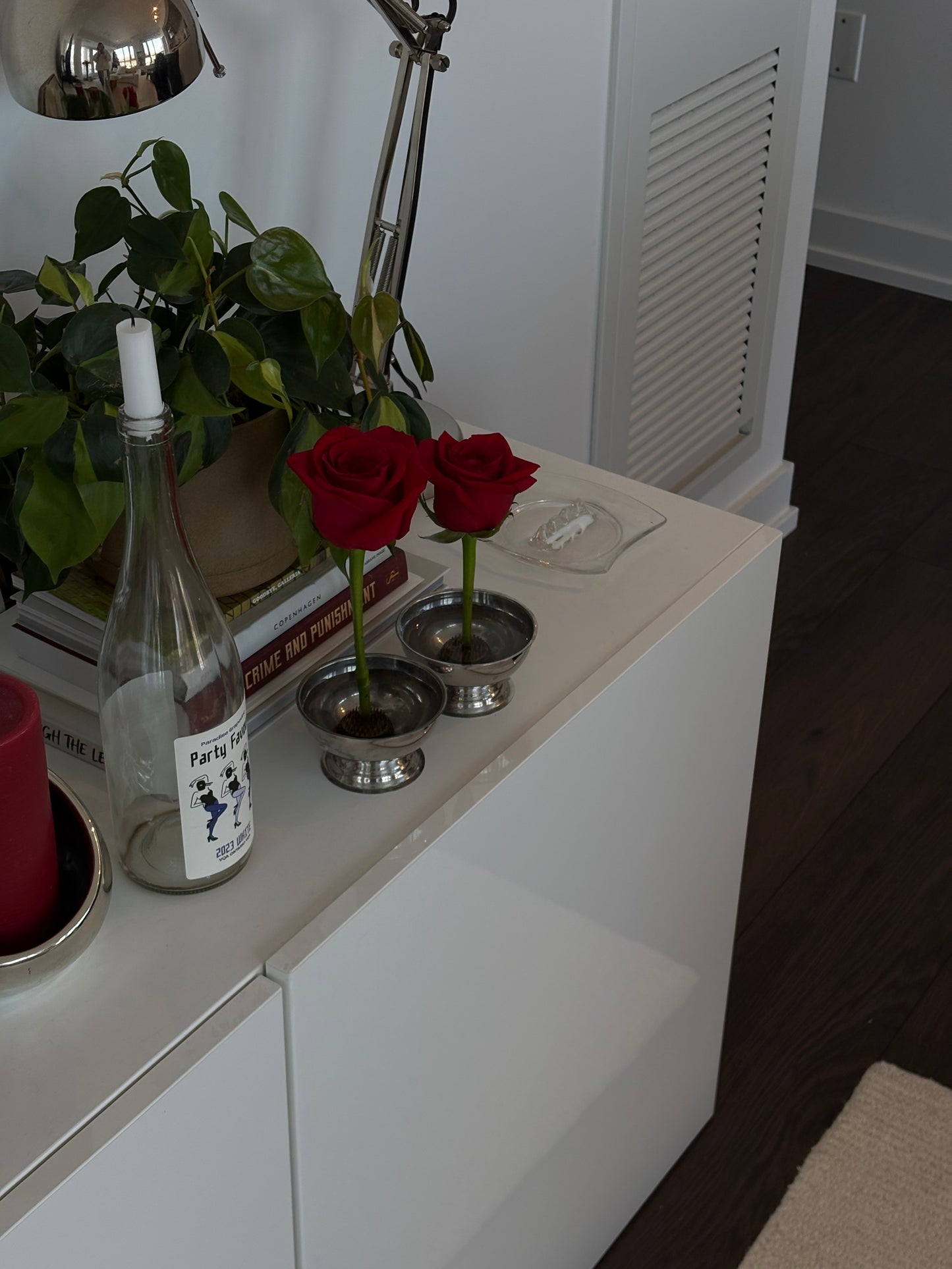 Chrome Bud Vase