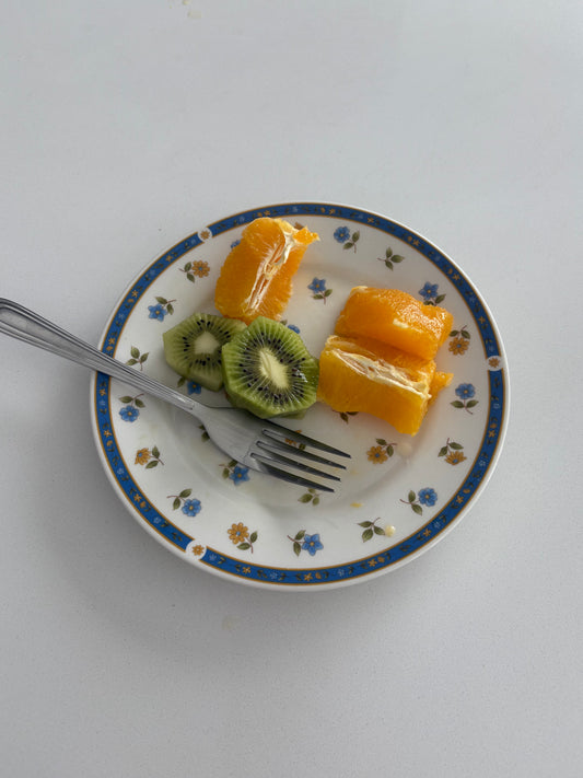 Floral Snack Plate